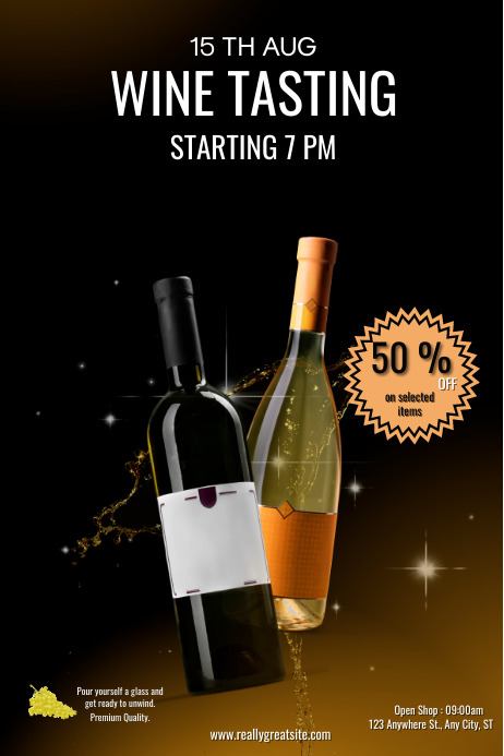 WINE TASTING Template | PosterMyWall