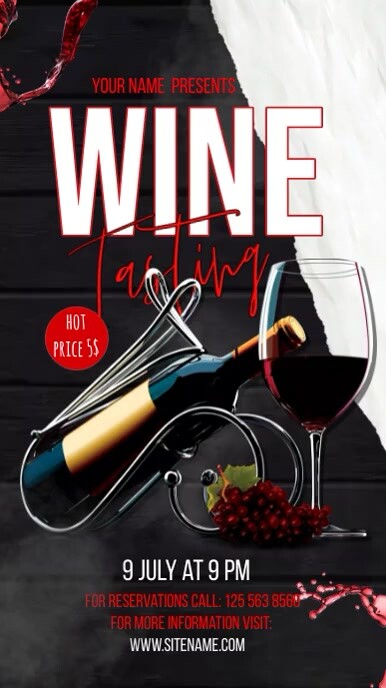 Wine Tasting Template | PosterMyWall