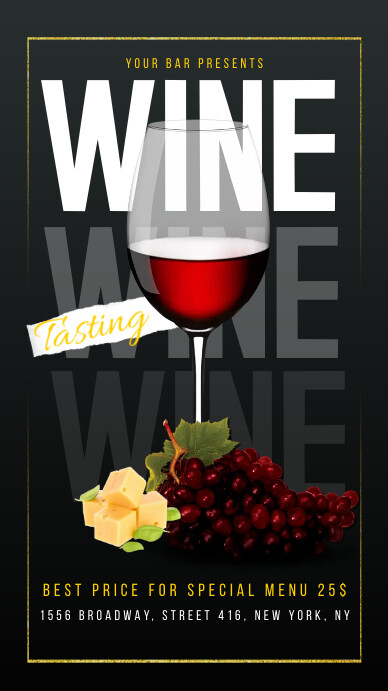 Wine Tasting Template | PosterMyWall