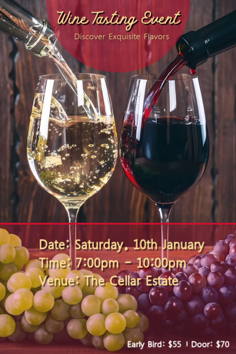 Wine Tasting Event Template | PosterMyWall
