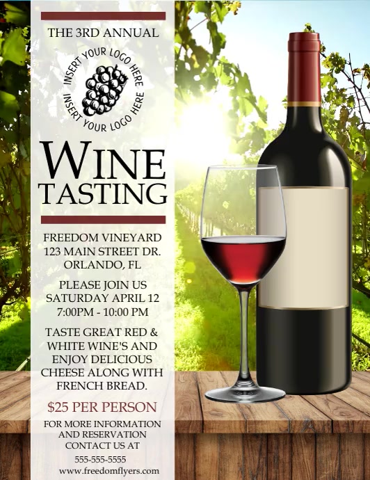Wine Tasting Flyer Video Template PosterMyWall
