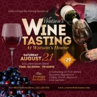 Wine Tasting Instagram Post template