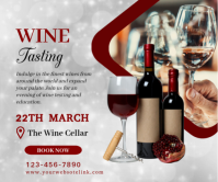 Wine tasting template Stort rektangel
