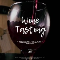 Wine tasting Video template for instagram Square (1:1)