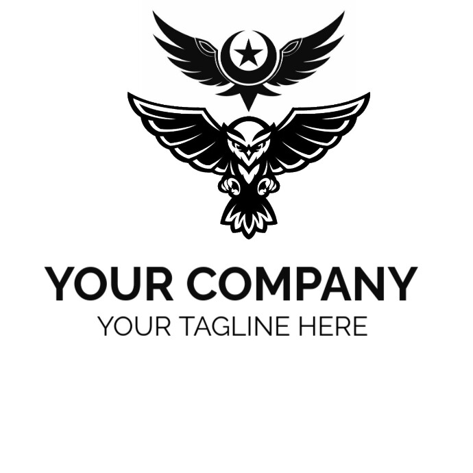 wings logo template