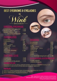 WINK BEAUTY A5 template