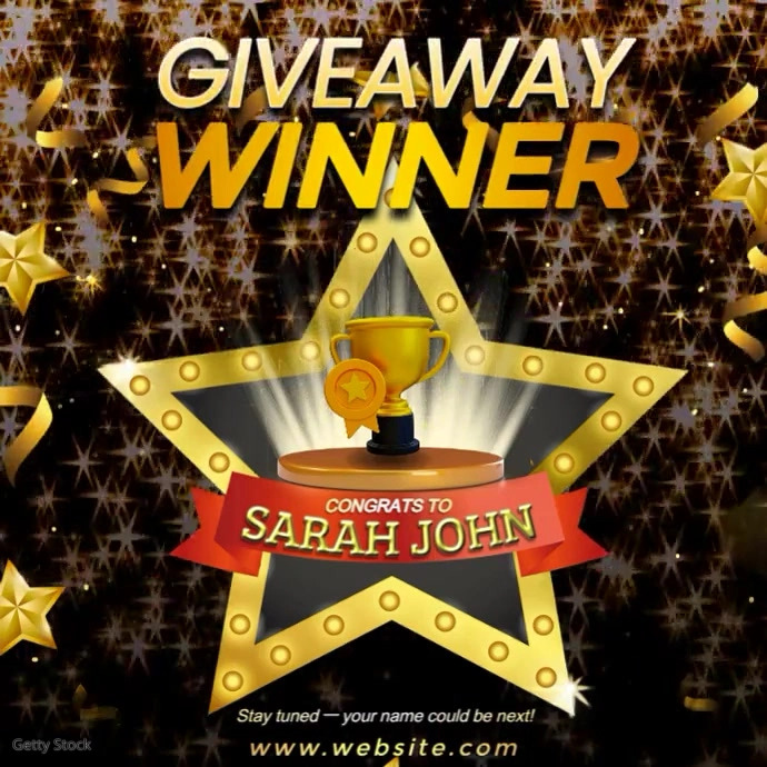 Winner Announcement Template _ Winners Powerpoint Presentation – TGIDQQ