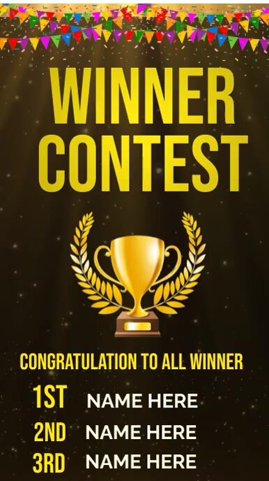 winner contest flyers Template | PosterMyWall