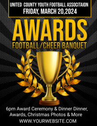 winner award night poster design Template | PosterMyWall