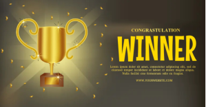 Winner Flyers Gambar Bersama Facebook template
