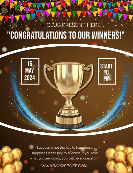 winner flyers Template | PosterMyWall