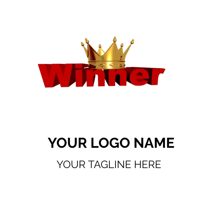 Plantilla de WINNER LOGO | PosterMyWall