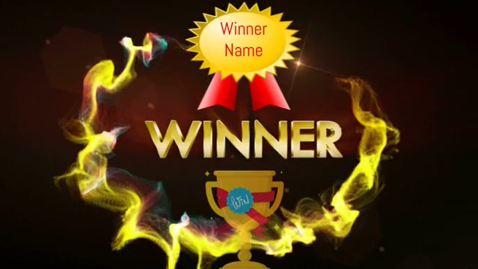 Winner Man Template | PosterMyWall