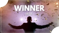Winner Man Vedio Уменьшенное изображение YouTube template