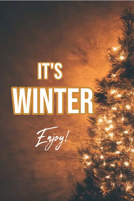 Winter Template PosterMyWall