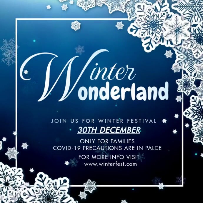 winter,Christmas, event Square (1:1) template