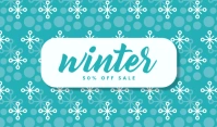 Winter 50% Off Sale Template Tag
