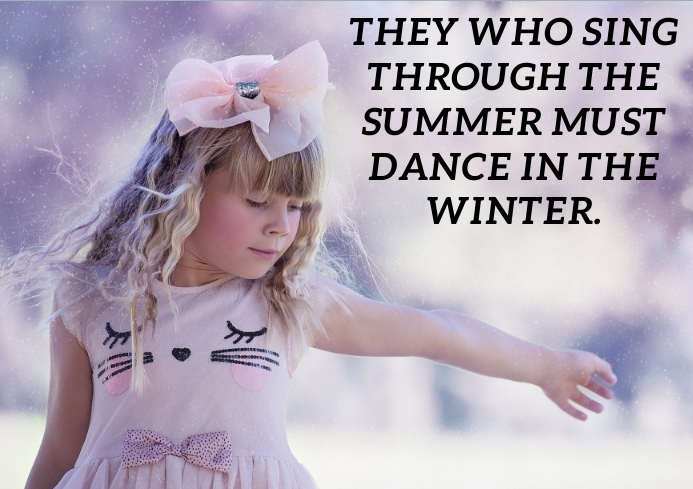 WINTER AND SUMMER QUOTE TEMPLATE | PosterMyWall WINTER AND SUMMER QUOTE TEMPLATE | PosterMyWall