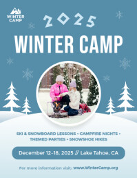 Blu Winter Camp Iflaya Template