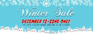Winter Christmas Special Sale Facebook Banner