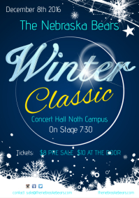 Winter Classic Concert Poster Template Postermywall