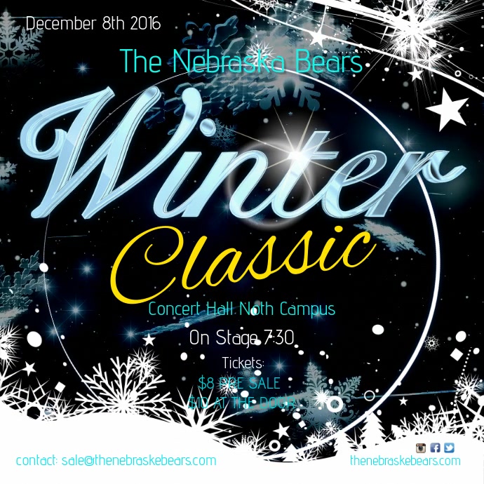 Winter Concert Program Template