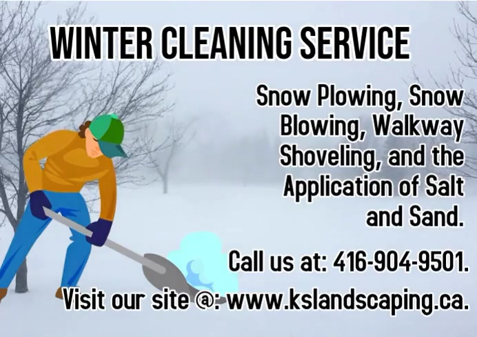 Winter cleaning service Template | PosterMyWall