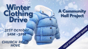 Winter Clothing Drive Video Template Digitalt display (16:9)