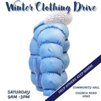 Winter Clothing Drive Video Template Square (1:1)