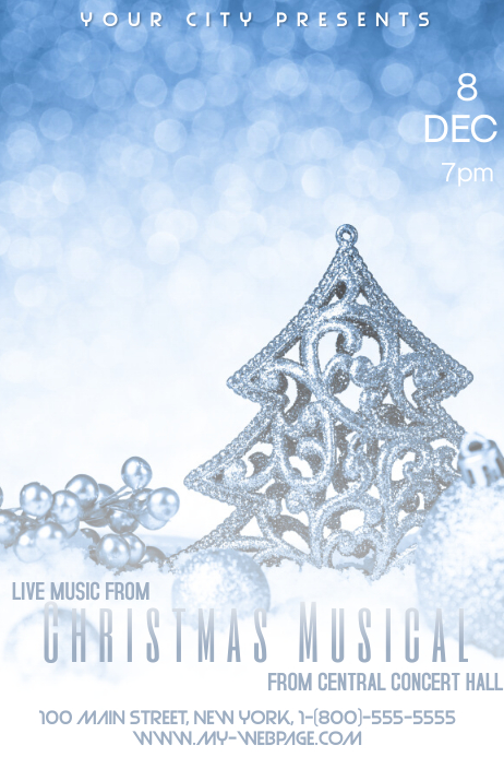 Winter Concert Template PosterMyWall