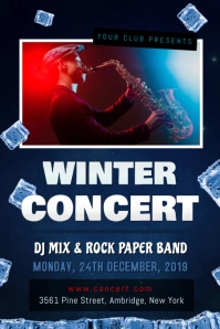 Winter Concert Poster Template