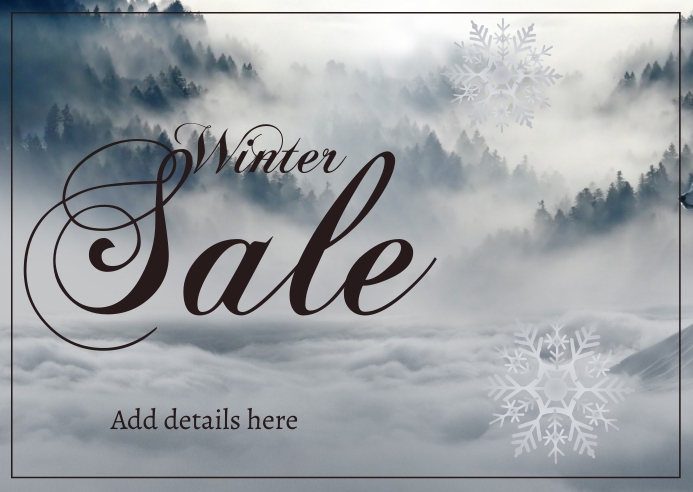 Winter Template | PosterMyWall