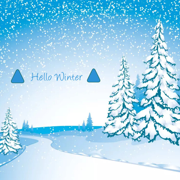Winter Template PosterMyWall