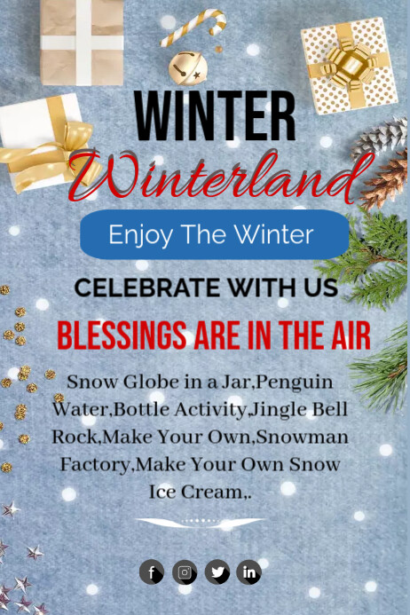 winter Template | PosterMyWall