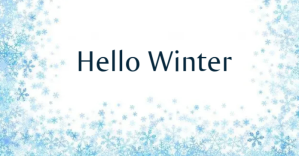 Winter Facebook 广告 template