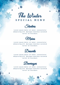 Winter A4 template