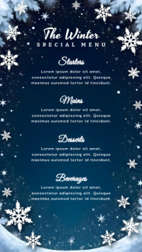 Winter Menu Pattern 1.49K+ Free Winter Menu Templates | PosterMyWall