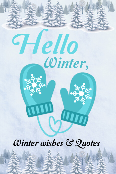 Winter Template PosterMyWall