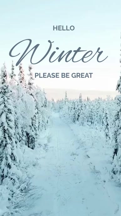 Winter Template PosterMyWall