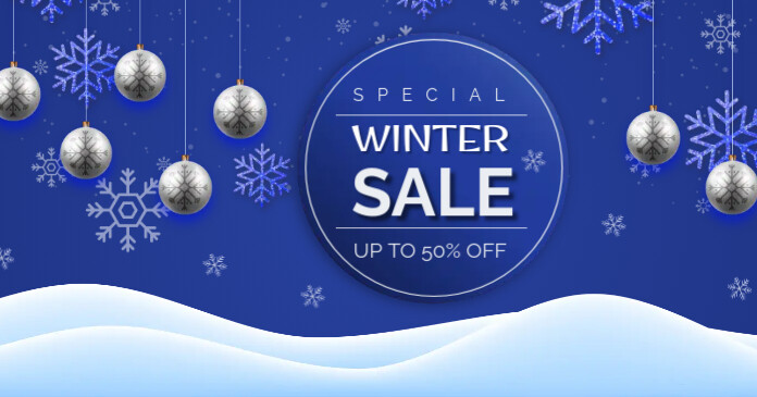 Winter Facebook 共享图片 template
