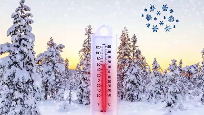WINTER YouTube Thumbnail template
