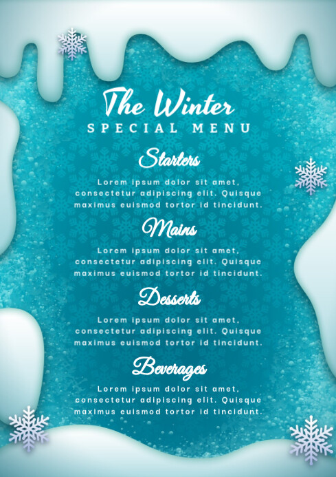 Winter Template | PosterMyWall