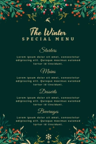 Winter Poster template