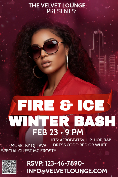 winter drink party Template | PosterMyWall