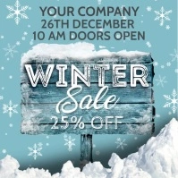 Free Winter Event Instagram Post template