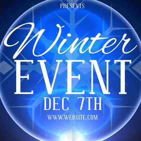 WINTER EVENT TEMPLATE Logótipo