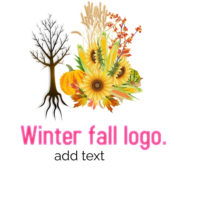 Winter fall business logo. Template | PosterMyWall