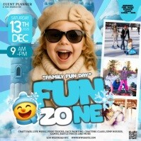 Azul Family Fun Day Square Template