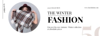 Winter Fashion Poster Facebook Cover Photo template