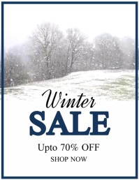 WINTER FLYER Template | PosterMyWall